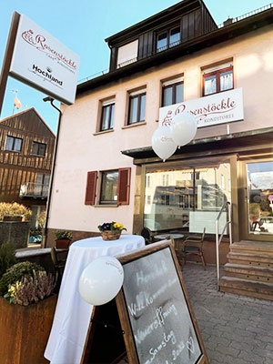 Aussenansicht Café Konditorei Rosenstöckle Stuttgart Sillenbuch